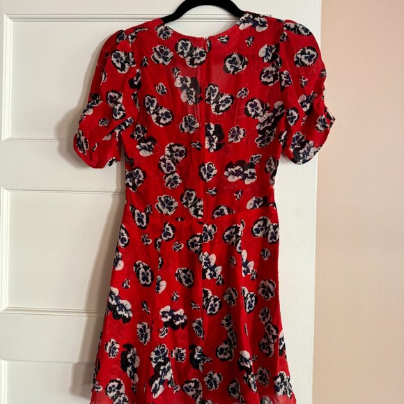 Realisation Par Ozzie Mini Dress Red Pansy XS - Picture 8 of 8